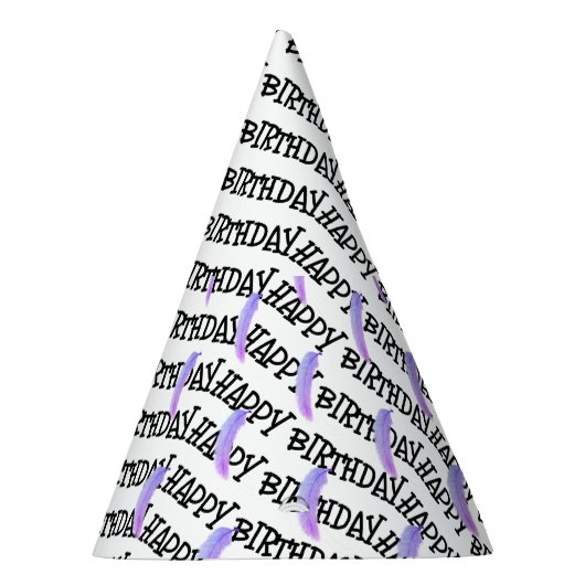 Feather blown by the wind partyhütchen (Rechts)