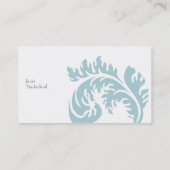 Feather Blühe Visitenkarten Visitenkarte (Rückseite)