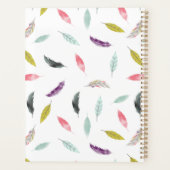 Feather Boho Apple Teacher Planer (Rückseite)