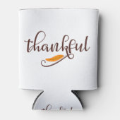 Feather Boho Native Thankful Typografy Dosenkühler (Vorderseite)