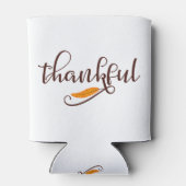 Feather Boho Native Thankful Typografy Dosenkühler (Rückseite)