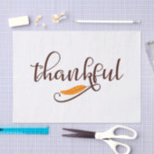 Feather Boho Native Thankful Typografy Seidenpapier (Handwerk)