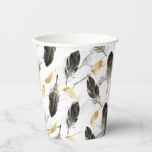 "Feather Breeze Paper Cup" Pappbecher (Vorderseite)