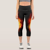 Feather Capri Leggings (Vorderseite)