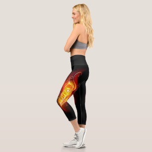 Feather Capri Leggings