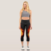 Feather Capri Leggings (Vorderseite)