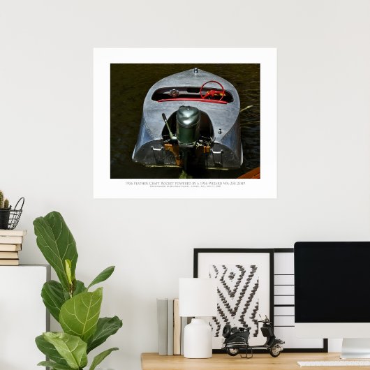 Feather Craft Rocket Poster (Heimbüro)