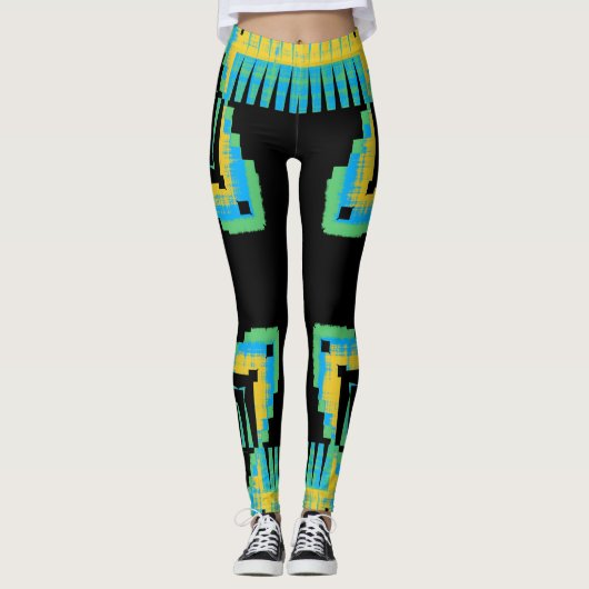 Feather Cross Leggings (Vorderseite)