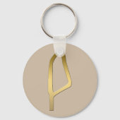 Feather des ägyptischen Maat-Symbols Schlüsselanhänger (Vorderseite)