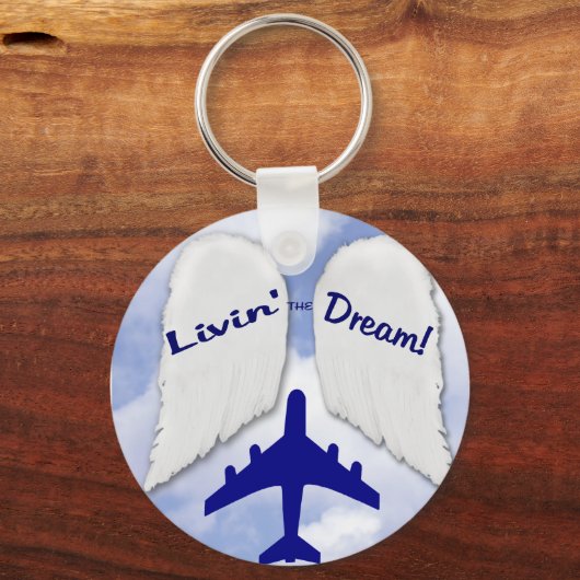 Feather Dreams Schlüsselanhänger (Vorderseite)