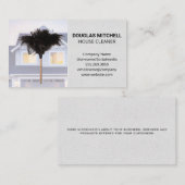 Feather Duster | Zuhause-Business-Card Visitenkarte (Vorne/Hinten)
