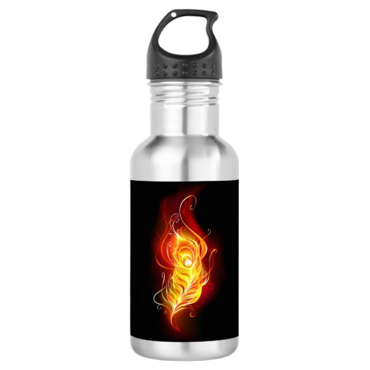 Feather Edelstahlflasche (Vorderseite)