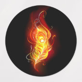 Feather Etiketten (Design 2)