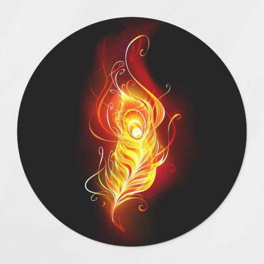 Feather Etiketten (Design 1)