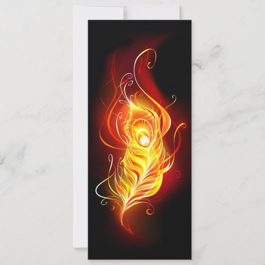 Feather Feiertagskarte (Vorderseite)