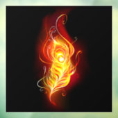 Feather Fensteraufkleber (Blatt 3)