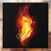 Feather Fensteraufkleber (Blatt 2)