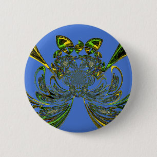 Feather Fish Button