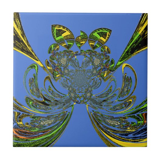 Feather Fish Fliese (Vorderseite)