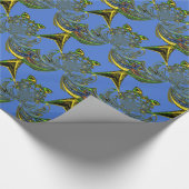 Feather Fish Geschenkpapier (Ecke)
