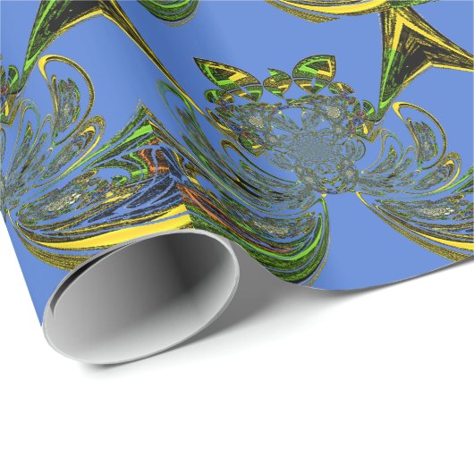 Feather Fish Geschenkpapier (Rolleneckpunkt)