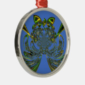 Feather Fish Silbernes Ornament (Rechts)