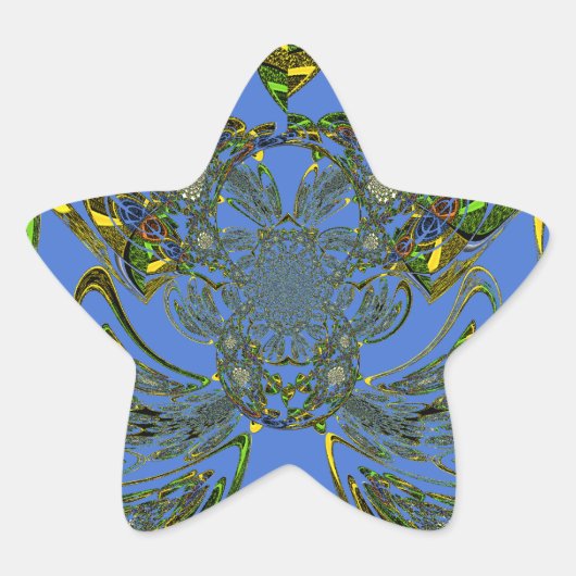 Feather Fish Stern-Aufkleber (Vorderseite)