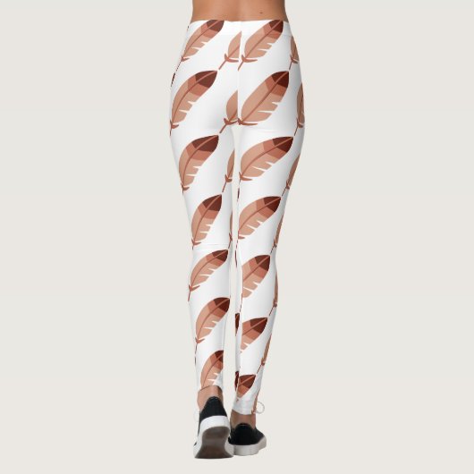 Feather Fitness Leggings (Rückseite)