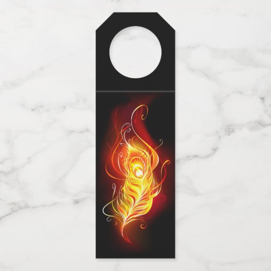 Feather Flaschenanhänger (Vorderseite)