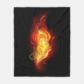 Feather Fleecedecke (Vorderseite)