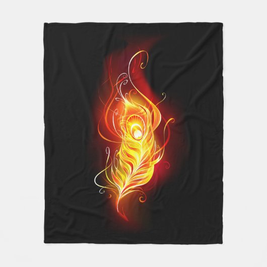 Feather Fleecedecke (Vorderseite)