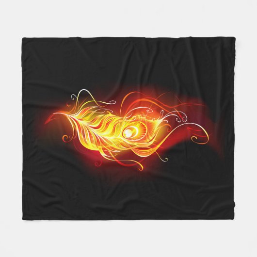 Feather Fleecedecke (Vorderseite (Horizontal))