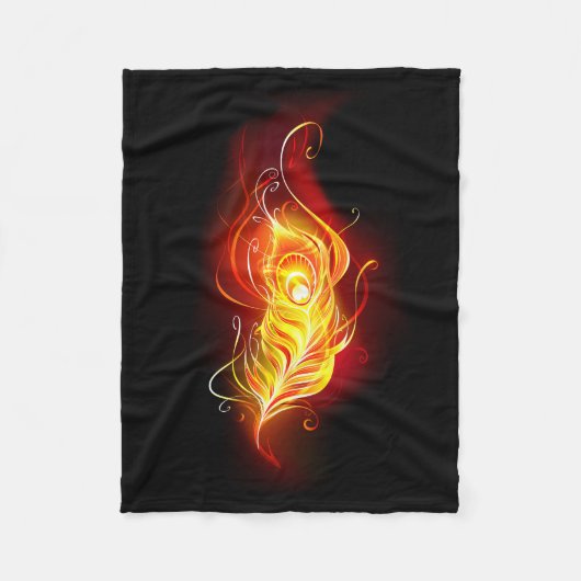 Feather Fleecedecke (Vorderseite)