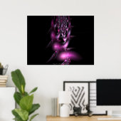 Feather Flight by Pinks by Kitty Ann Poster (Heimbüro)