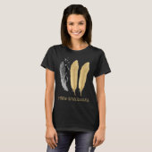 Feather, FOLGE DEINEN TRAUMEN T-Shirt (Vorne ganz)