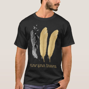 Feather, FOLGE DEINEN TRAUMS Pullover Hoodie