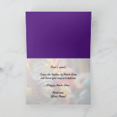 💚💜💛Feather Forecast: 100% Chance of Fabulous Karte (Innenseite)