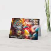 💚💜💛Feather Forecast: 100% Chance of Fabulous Karte (Vorderseite)