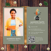Feather Foto QR Code Notary Loan Signing Agent Visitenkarte