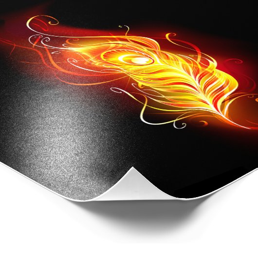 Feather Fotodruck (Ecke)