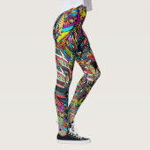 Feather Fun 3 Pop Fashion Leggings (Rechts)