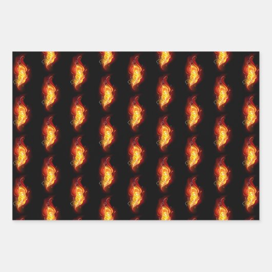 Feather Geschenkpapier Set (Vorderseite)