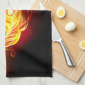 Feather Geschirrtuch (Viertel Falte)