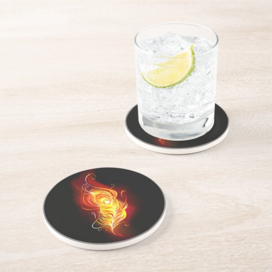 Feather Getränkeuntersetzer (Seite)