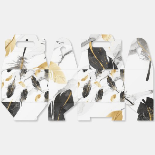 "Feather Grace Gift Bag Box" Geschenkschachtel (Ungeklappt)