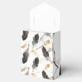 "Feather Grace Gift Bag with Lid" Geschenkschachtel (Geöffnet)