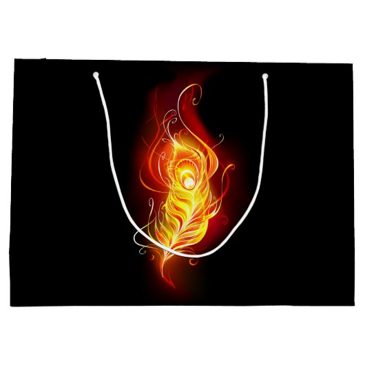 Feather Große Geschenktüte (Rückseite)