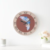 Feather Große Wanduhr (Zuhause)