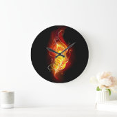 Feather Große Wanduhr (Zuhause)