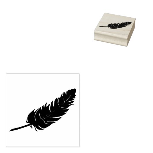 Feather Gummistempel (Stempel)